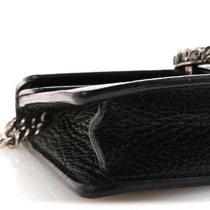 Calfskin Super Mini Dionysus Shoulder Bag Black