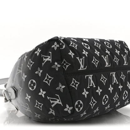 Nylon Monogram Gradient LV Snow Speedy Bandouliere 25 Frost