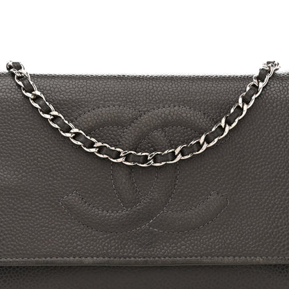 Caviar Timeless CC Wallet on Chain WOC Grey