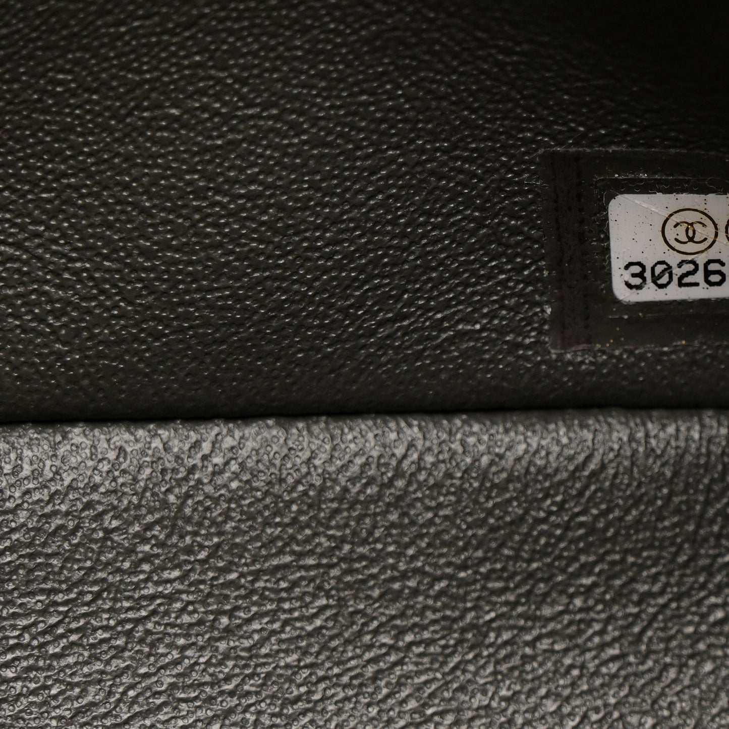 Lambskin Quilted Mini Rectangular Flap Dark Grey