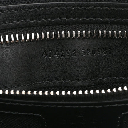 Soft GG Supreme Monogram Web Belt Bag Black Grey