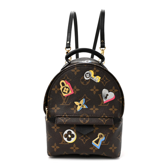 Monogram Love Lock Palm Springs Backpack Mini