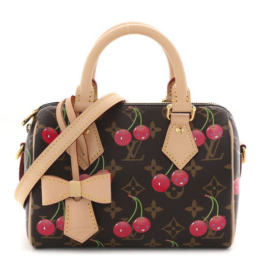 LV X TM Monogram Cerises Speedy Bandouliere 20