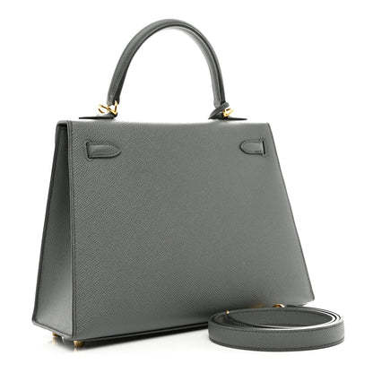 Epsom Kelly Sellier 25 Vert Amande