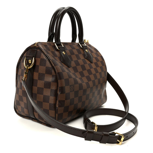 Damier Ebene Speedy Bandouliere 25