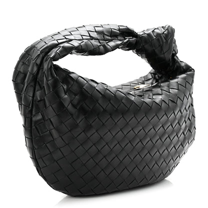 Nappa Intrecciato Teen Jodie Hobo Black