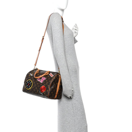 Monogram Patches Speedy Bandouliere 30