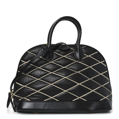 Lambskin Malletage Alma PM Black