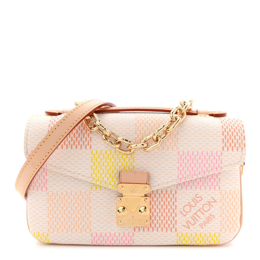 Damier Giant Pochette Metis East West Peach