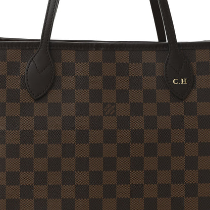 Damier Ebene Neo Neverfull MM Rose Ballerine