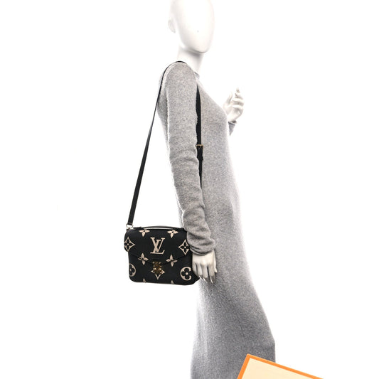 Empreinte Monogram Giant Pochette Metis Black Beige
