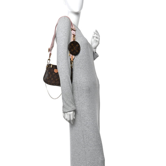 Monogram Multi Pochette Accessories Rose Clair
