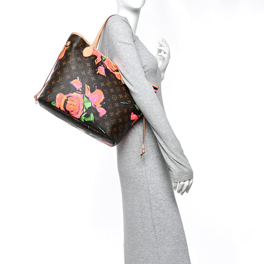 Monogram Roses Neverfull MM