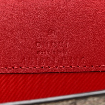 GG Supreme Monogram Mini Cherry Chain Bag