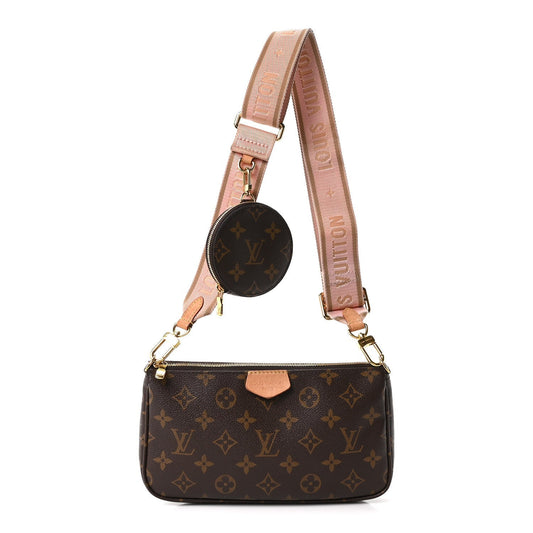 Monogram Multi Pochette Accessories Large Pochette Rose Clair