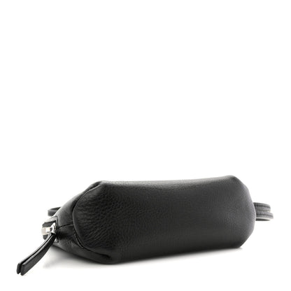 Grained Calfskin Owen Pouch Black