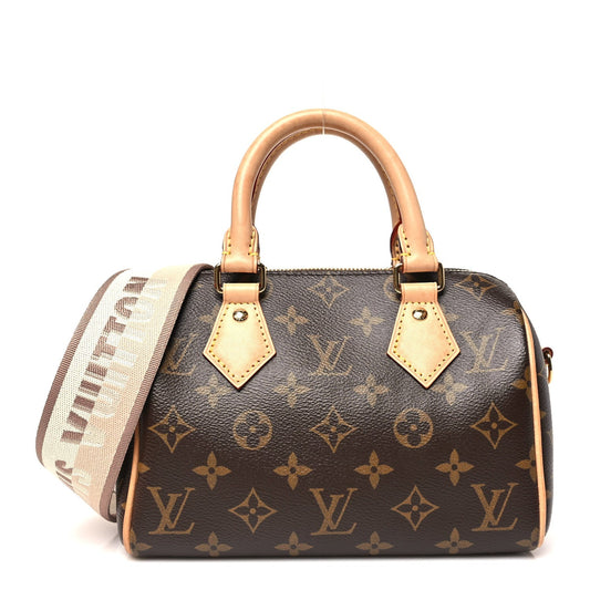 Monogram Speedy Bandouliere 20 Beige