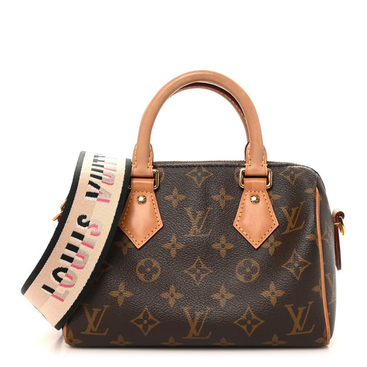 Monogram Speedy Bandouliere 20 Black