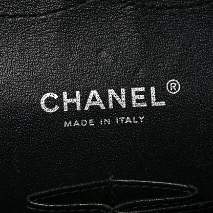 Lambskin Quilted Jumbo Double Flap So Black