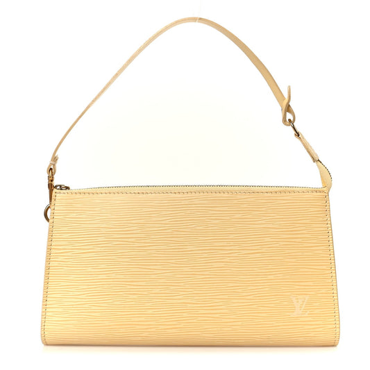 Epi Pochette Accessories 24  Vanilla