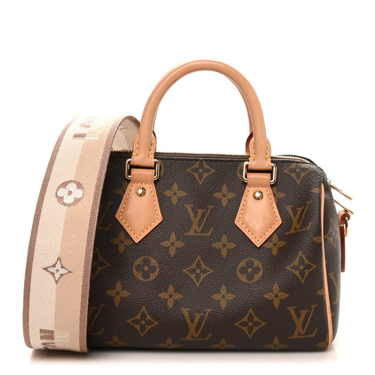 Monogram Speedy Bandouliere 20 Beige