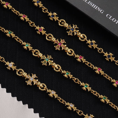 Chrome Hearts Diamond Bracelet