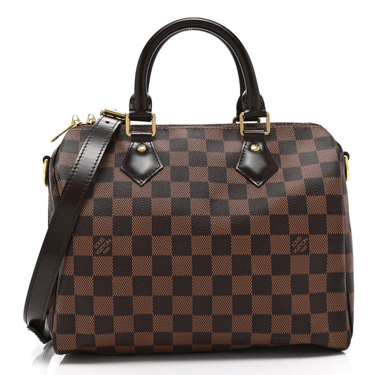Damier Ebene Speedy Bandouliere 25
