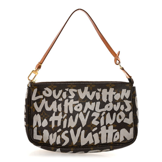 Monogram Graffiti Pochette Accessories Silver