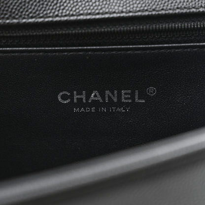 Caviar Quilted New Medium Boy Flap Black