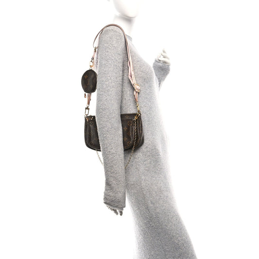 Monogram Multi Pochette Accessories Rose Clair