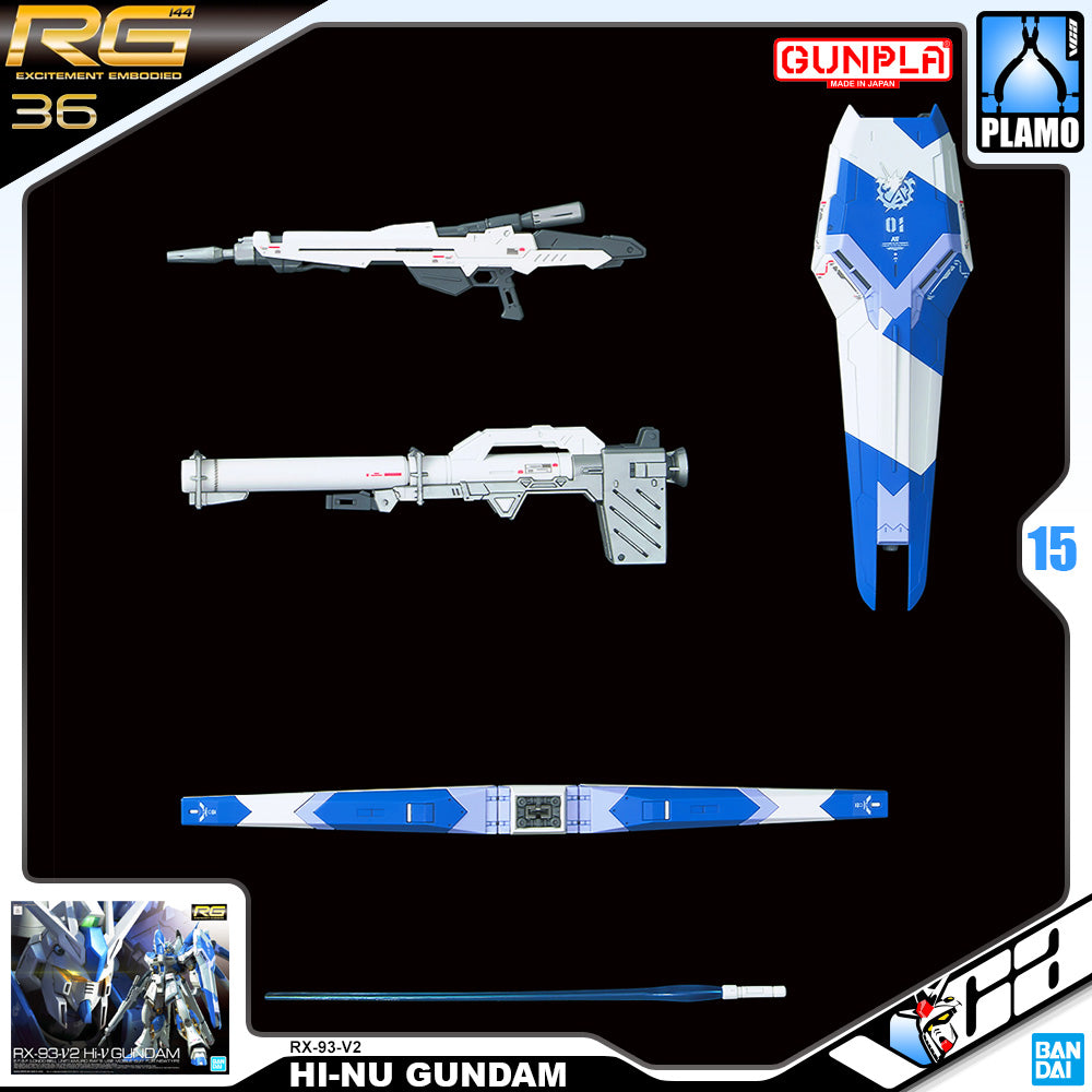 【🔵𝐁𝐀𝐂𝐊𝐎𝐑𝐃𝐄𝐑 DELAYED TO JUN-2026】 RG RX-93-V2 HI-NU GUNDAM