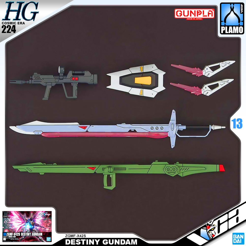【🔵𝐁𝐀𝐂𝐊𝐎𝐑𝐃𝐄𝐑 OCT-2026】 HG-CE DESTINY GUNDAM (COSMIC ERA)