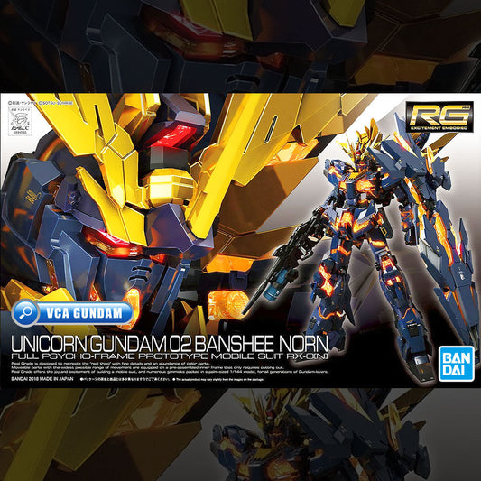 【🔵𝐁𝐀𝐂𝐊𝐎𝐑𝐃𝐄𝐑 DELAYED JUN-2026】 RG UNICORN GUNDAM 02 BANSHEE NORN