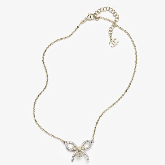 Chanel Double Knot Necklace Bracelet Earrings