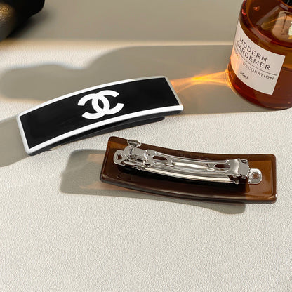 Chanel Pink Black Brown Hair Accessory