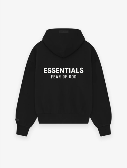 ESSENTIALS Classic Full Zip-Up Hoodie