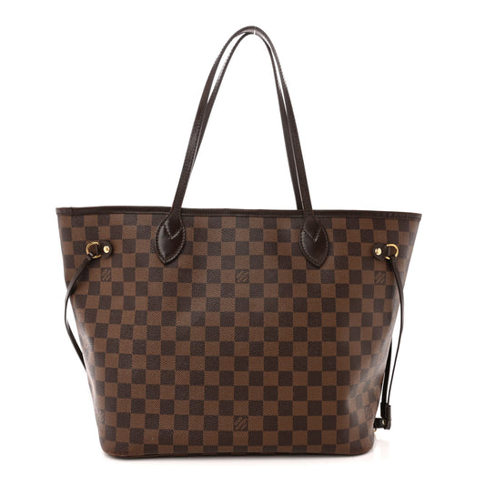 Damier Ebene Neo Neverfull MM Rose Ballerine