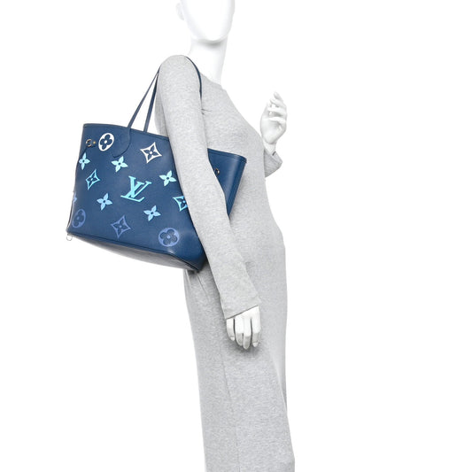 Empreinte Monogram Giant Neverfull MM Degrade Bleu