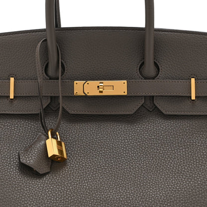 Taurillon Clemence Birkin 35 Etain