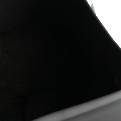 Grained Calfskin Medium N/S Park Tote Black