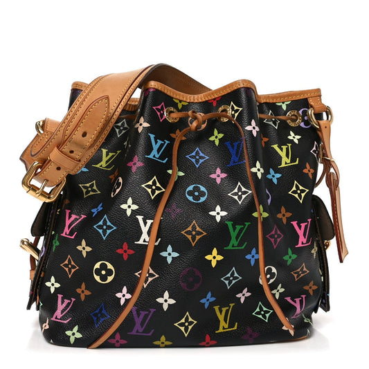 Monogram Multicolor Petit Noe Black