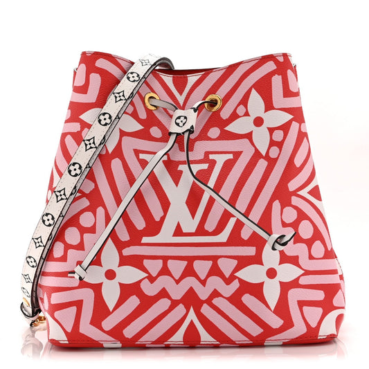 Monogram Giant Crafty NeoNoe MM Rouge Rose Creme