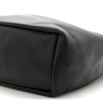 Nappa Small Squeeze Bag Black
