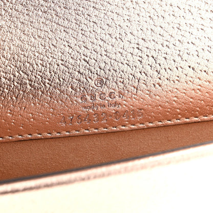 Metallic Calfskin Super Mini Dionysus Shoulder Bag Rose Gold