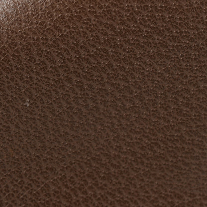 GG Supreme Monogram Medium Ophidia Double Buckle Backpack Brown