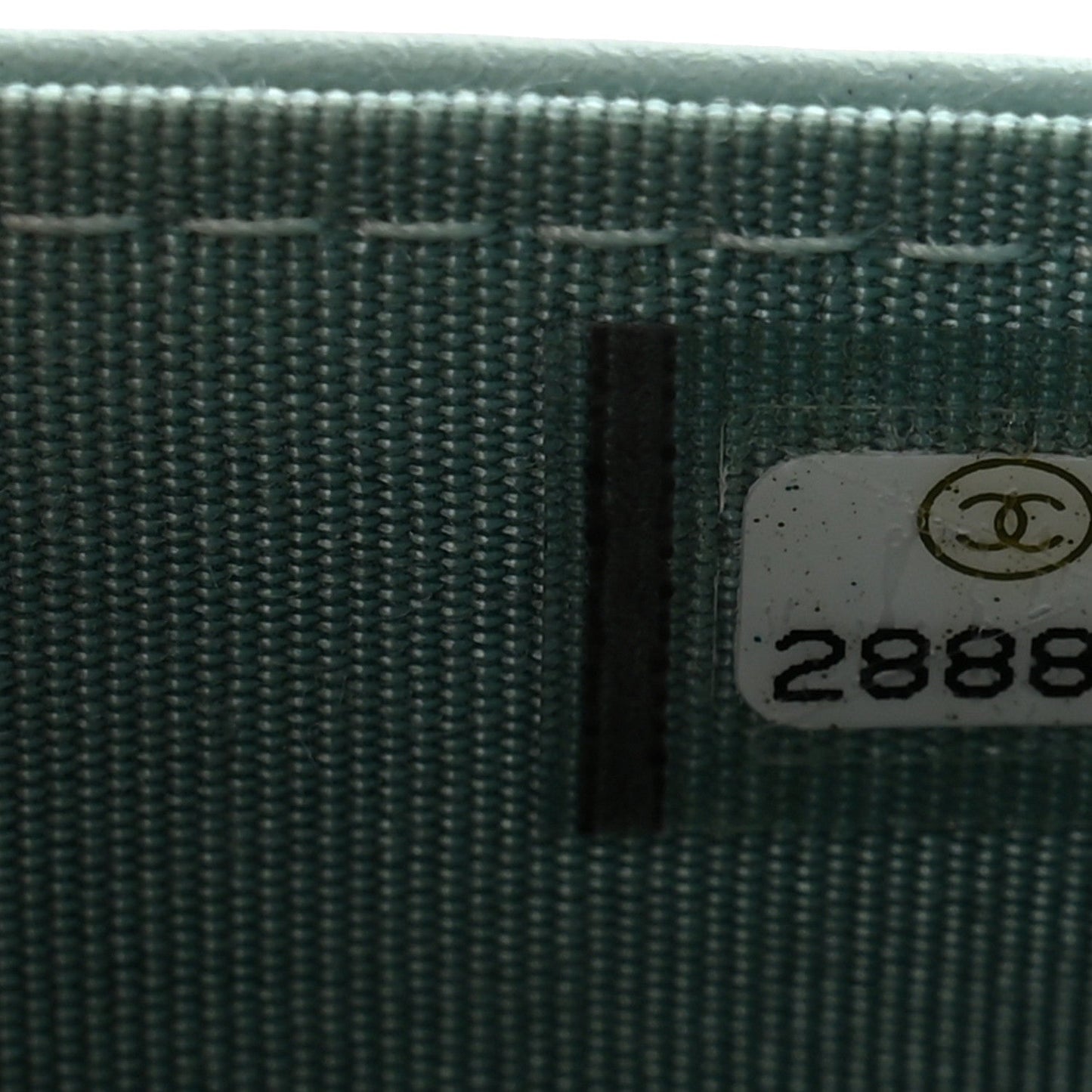 Caviar Quilted Boy Wallet On Chain WOC Light Blue