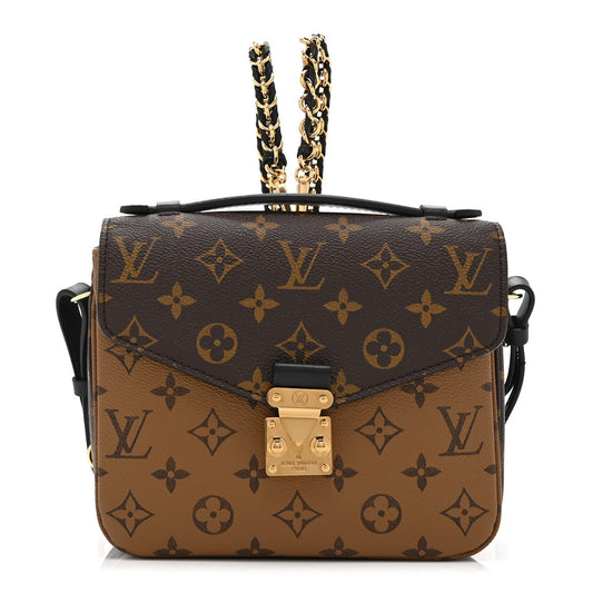 Reverse Monogram Pochette Metis Backpack