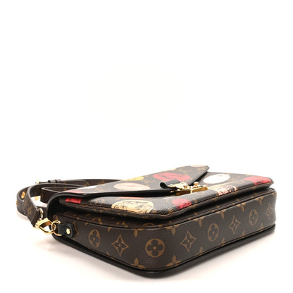 X FORNASETTI Monogram Cameo Pochette Metis
