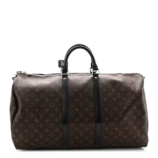 Monogram Macassar Keepall Bandouliere 55