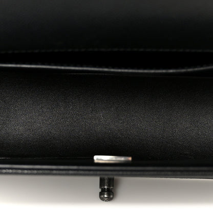 Caviar Quilted Medium Boy Flap Black